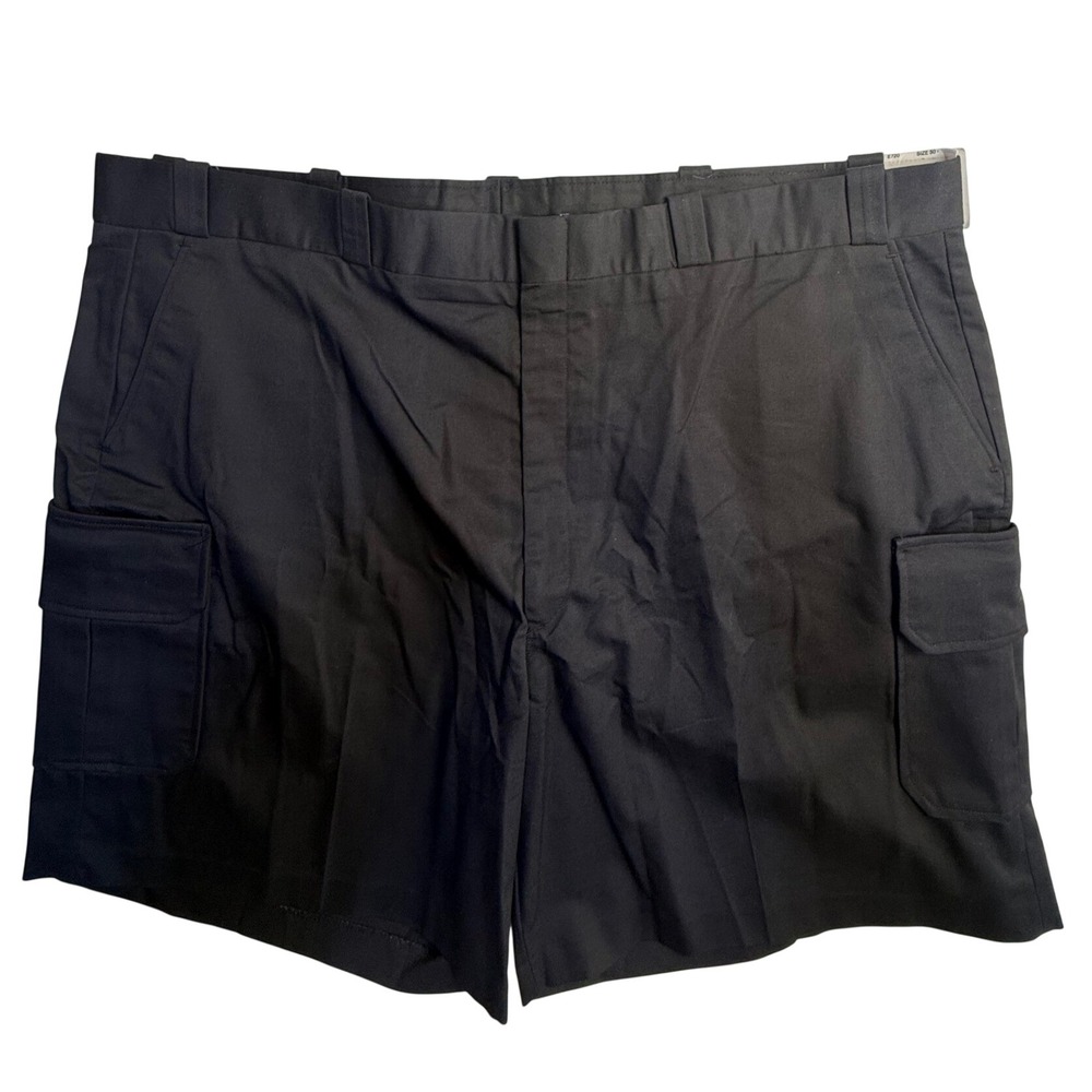 Elbeco E720 Tactical Twill Cargo Shorts Mens 50 Black Uniform Utility Duty-2546